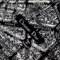 Dior Paris Map Gold Size 110 110Double sided same color velvet handkerchiefS_3361