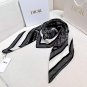 Dior  Paris Map Gold Size 110  110Double sided same color velvet handkerchiefS_7749