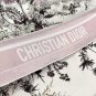 Dior Printed Square Towel 18mm Top Grade Silk Double sided Same Color PrintingIs thi