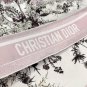 Dior Printed Square Towel 18mm Top Grade Silk Double sided Same Color PrintingIs thi_2467