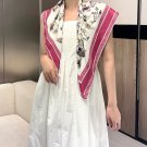 Dior Printed Square Towel 18mm Top Grade Silk Double sided Same Color PrintingIs thi_2468