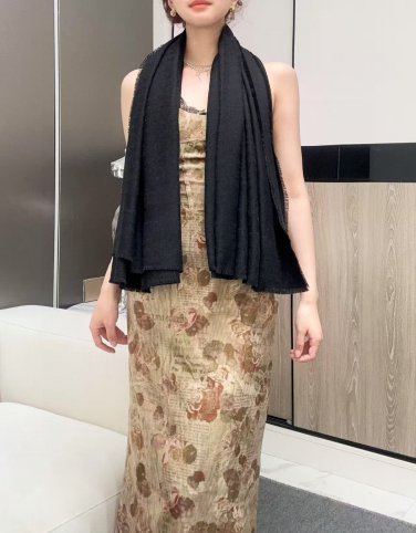Dior's popular arrival [silver letter square scarf 140] original 11 customization, fi