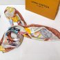 ELYSEE PALACE HOTELSQUARE 90 square scarf18mm premium silk double-sided same color_2424