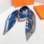 Equestrian Key 90 Square Scarf -24 Early Spring New Product~Hermes~Hand rolled twi_7223