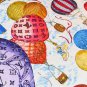 genuine likes [L hot air balloon print 90] This Up and Away handkerchief tells the sto