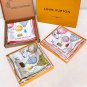 genuine likes [L hot air balloon print 90] This Up and Away handkerchief tells the sto