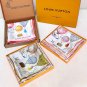 genuine likes [L hot air balloon print 90] This Up and Away handkerchief tells the sto_2449