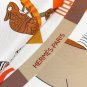 handmade silk screen printing process!Hermes King's Tiger Carousel 90CM Silk Scarf