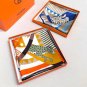 handmade silk screen printing process!Hermes King's Tiger Carousel 90CM Silk Scarf