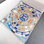 handmade silk screen printing process!Hermes King's Tiger Carousel 90CM Silk Scarf_7171