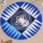 handmade silk screen printing process!Hermes King's Tiger Carousel 90CM Silk Scarf_7171