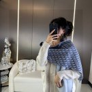 hundred and fiftyDior high-end men's scarf, with a beautiful logo of floral jacquard