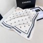 hundred and seventy-five25 Bow Square Towel Black and Pink Same StyleSize 90x90