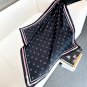 hundred and seventy-five25 Bow Square Towel Black and Pink Same StyleSize 90x90_5358