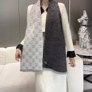 hundred and sixty-fiveDouble C Logo Gradient ScarfColor Dark gray+cigarette ash