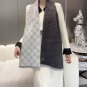 hundred and sixty-fiveDouble C Logo Gradient ScarfColor Dark gray+cigarette ash