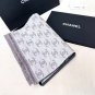 hundred and sixty-fiveDouble C Logo Gradient ScarfColor Dark gray+cigarette ash