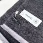 hundred and sixty-fiveDouble C Logo Gradient ScarfColor Dark gray+cigarette ash