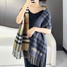 hundred and tenUp to new!        . Plaid color blocked scarf camel color blocked ca_2882