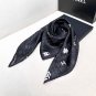hundred and thirty-fiveBlackSize 90x90cm 100% silk 16mm original single gram weig_699