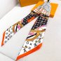 hundred and thirtyThe Flower And Straps silk handkerchief showcases an elegant style_68