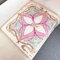 hundred and thirtyThe Flower And Straps silk handkerchief showcases an elegant style_1886