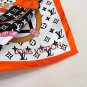 hundred and thirtyThe Flower And Straps silk handkerchief showcases an elegant style_1887