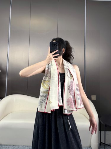 latest original Herm &Atilde;&uml; s collection for 2025, featuring a top 140 silk cashmere squar