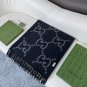 latest popular 115 GB tassel classic double large G double-sided jacquard tassel scarf_953