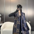 latest popular 115 GB tassel classic double large G double-sided jacquard tassel scarf_954