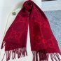 latest popular 115 GB tassel classic double large G double-sided jacquard tassel scarf_956