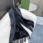 latest popular 115 GB tassel classic double large G double-sided jacquard tassel scarf_1932