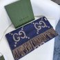 latest popular 115 GB tassel classic double large G double-sided jacquard tassel scarf_1933