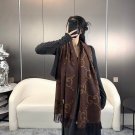 latest popular 115 GB tassel classic double large G double-sided jacquard tassel scarf_1934