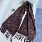 latest popular 115 GB tassel classic double large G double-sided jacquard tassel scarf_1934