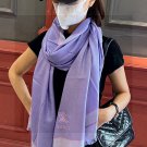 latest version of the P115 Burberry lightweight plaid scarf has been shipped, featurin_7504