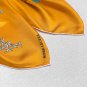 Light Flower Clothes Hermes~90cm Square TowelHand rolled twill silk square scarf (