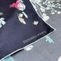Light Flower Clothes Hermes~90cm Square TowelHand rolled twill silk square scarf (_3818