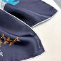 Light Flower Clothes Hermes~90cm Square TowelHand rolled twill silk square scarf (_3818