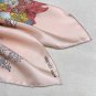 Light Flower Clothes Hermes~90cm Square TowelHand rolled twill silk square scarf (_3819