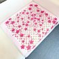 LV x TM MONOGRAM CHERRY BLOSSOM .18mm premium silk double-sided same color scarfTh
