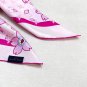 LV x TM MONOGRAM CHERRY BLOSSOM 18mm premium silk double-sided same color scarfThi