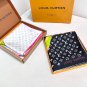 LV x TM SUPERFLAT 90 Square Towel18mm premium silk double-sided same color scarfTh_5374