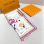 LV x TM SUPERFLAT 90 Square Towel18mm top-level silk double-sided same color scarf