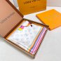 LV x TM SUPERFLAT 90 Square Towel18mm top-level silk double-sided same color scarf_3827