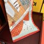 P150 new 2025 Fendi scarf features a customized Walking around Rome pattern [celebra_1204