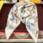 P150 new 2025 Fendi scarf features a customized Walking around Rome pattern [celebra_3161