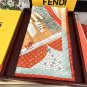 P150 new 2025 Fendi scarf features a customized Walking around Rome pattern [celebra_3162