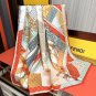 P150 new 2025 Fendi scarf features a customized Walking around Rome pattern [celebra_3162