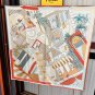 P150 new 2025 Fendi scarf features a customized Walking around Rome pattern [celebra_3162